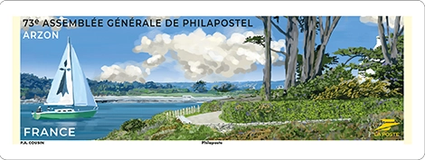 Vignette 77e Salon Philatélique d'Automne Paris 2024 – Wallis et Futuna