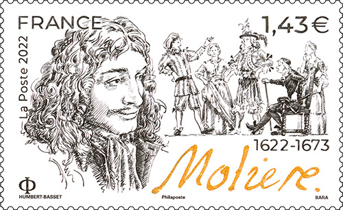 Timbre Molière 1622–1673
